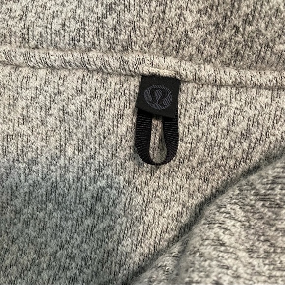 LULULEMON Rare Grey Cozy 3/4 Zip Up Hoodie Pullover Sweater Jacket XS men’s - Picture 5 of 9
